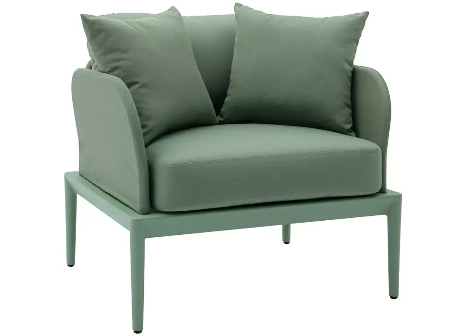 TOV Furniture Kapri Moss Green Outdoor Armchair