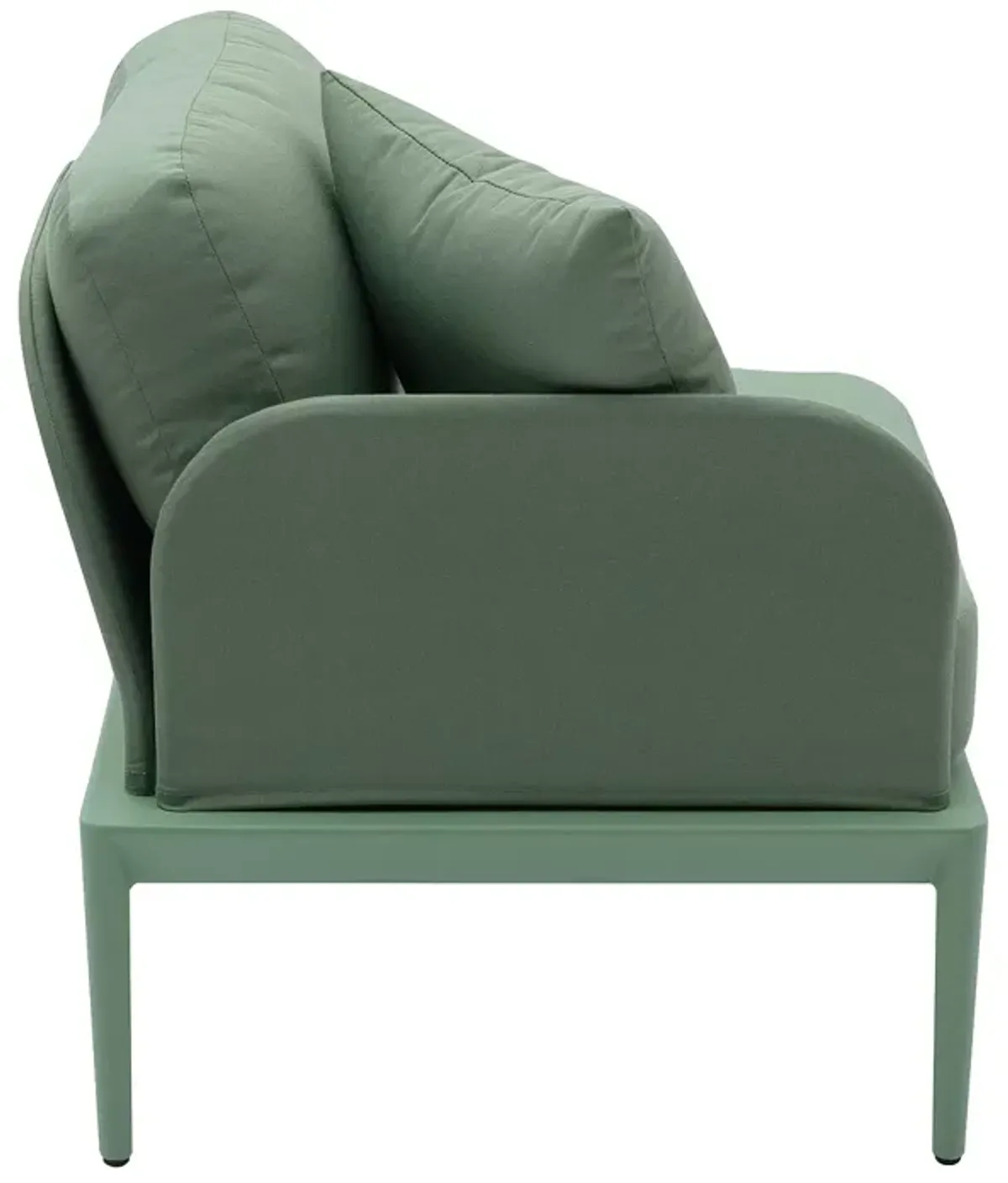 TOV Furniture Kapri Moss Green Modular Outdoor LAF Corner Seat