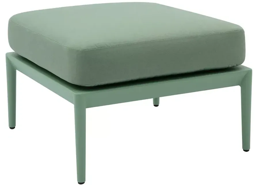 TOV Furniture Kapri Moss Green Outdoor Ottoman