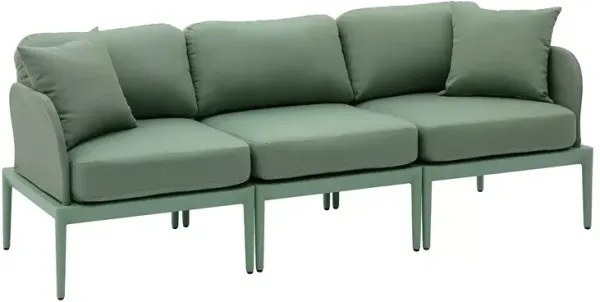 TOV Furniture Kapri Moss Green Modular Outdoor Sofa