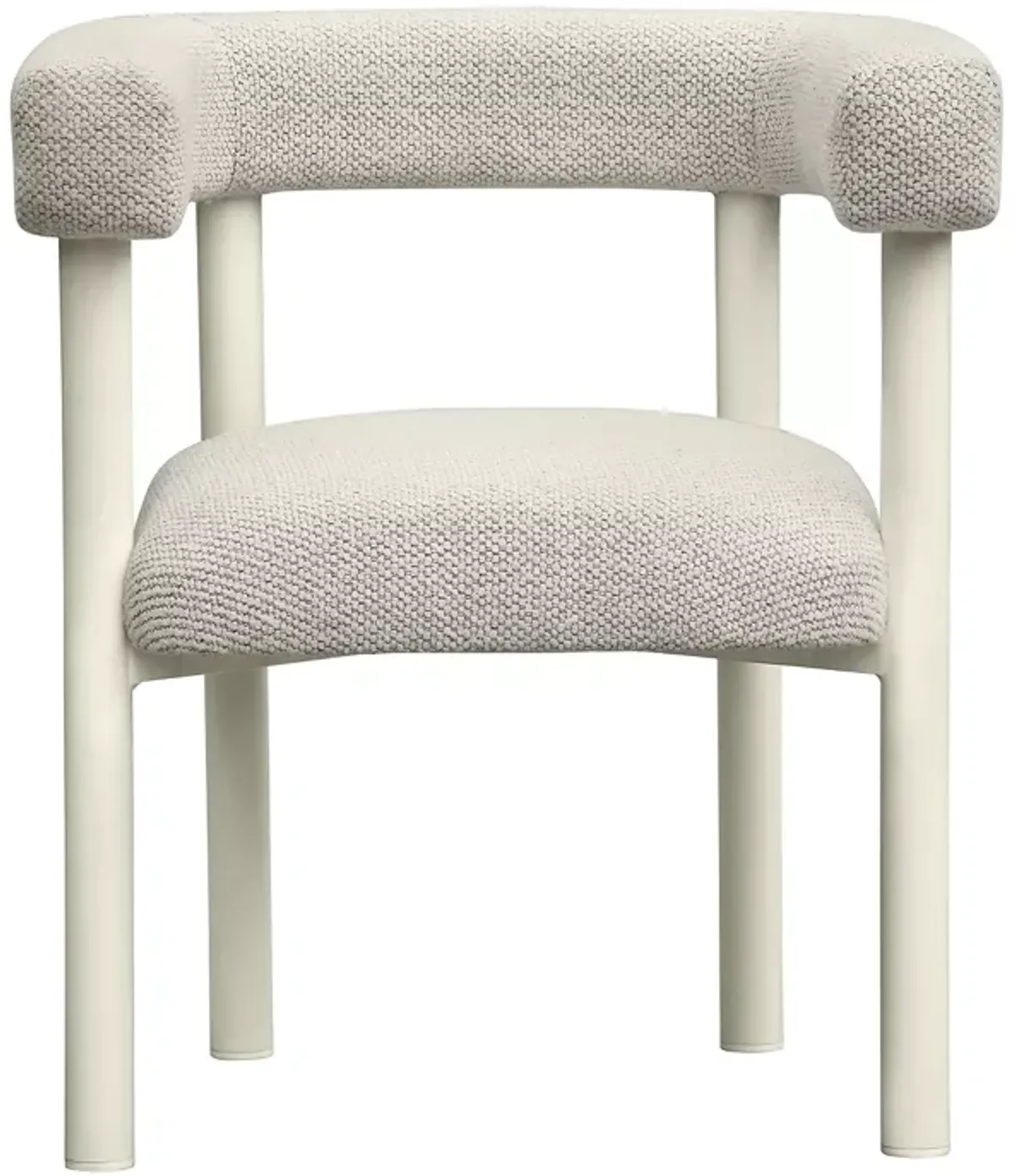 TOV Furniture Jackie Cream Outdoor Textured Dining Chair