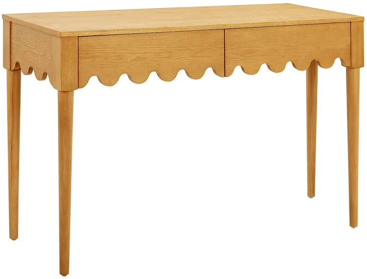 TOV Furniture Oodle Natural Ash 2-Drawer Desk