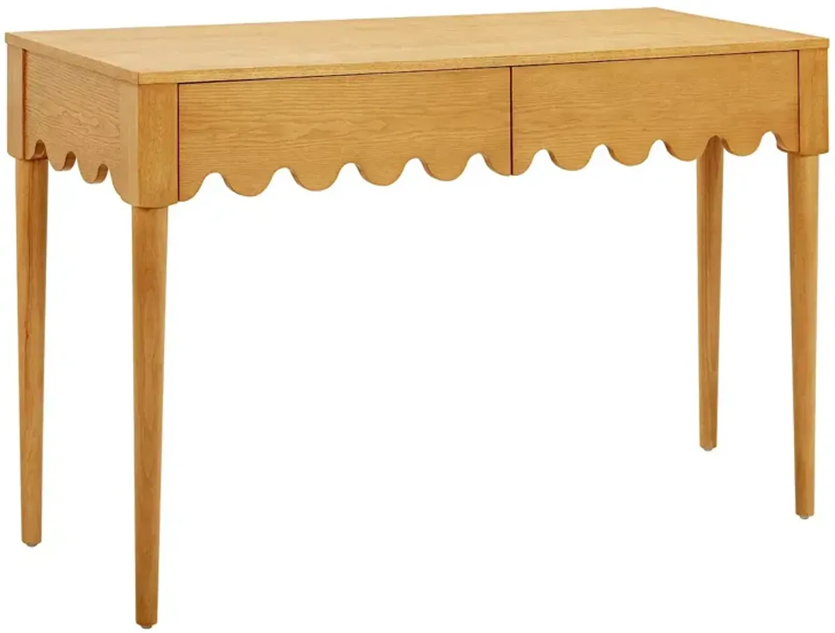 TOV Furniture Oodle Natural Ash 2-Drawer Desk