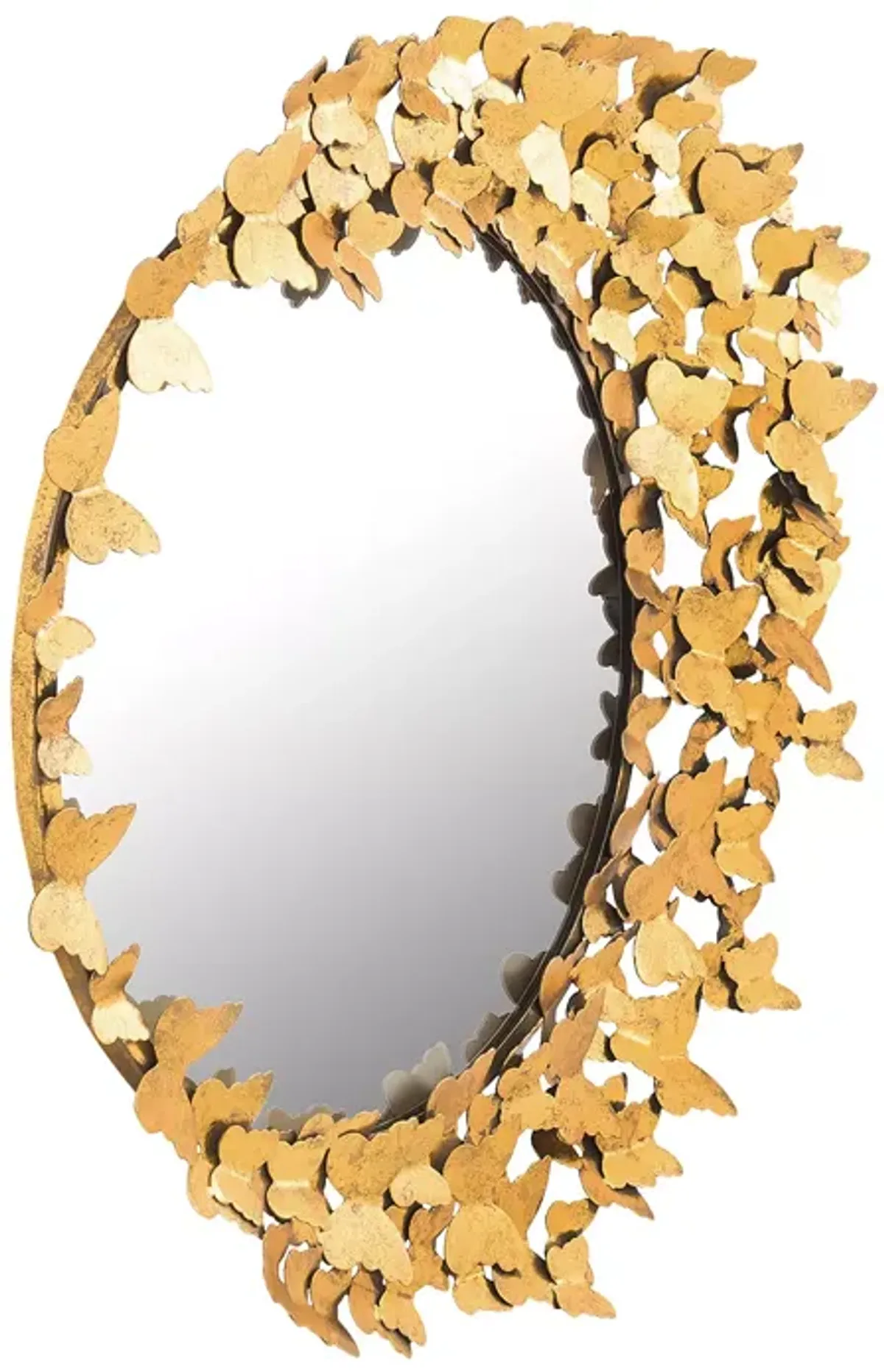 TOV Furniture Butterfly Gold Tone Mirror