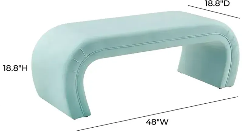 TOV Furniture Kenya Velvet Bench