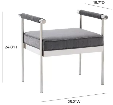 TOV Furniture Diva Velvet Bench