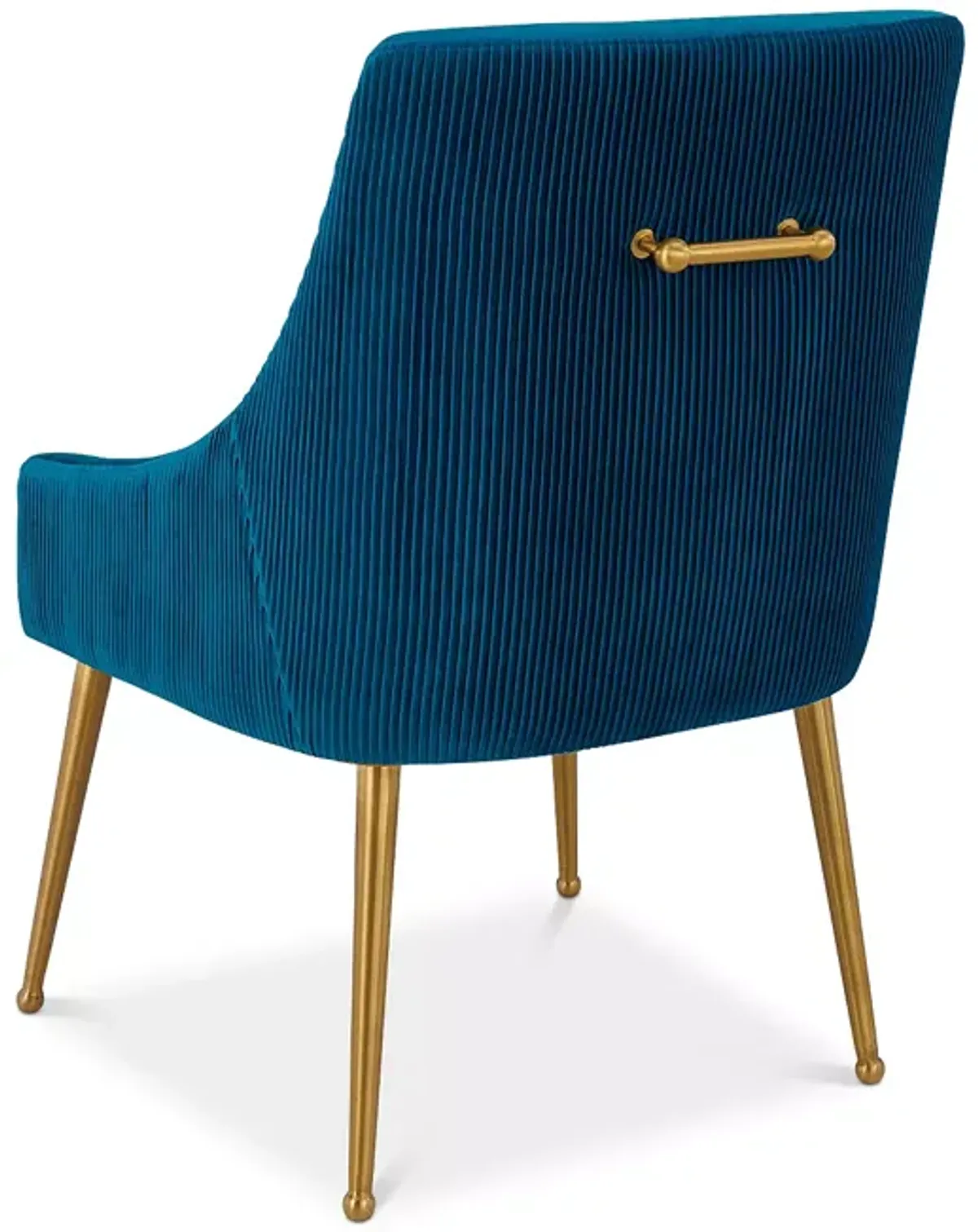 TOV Furniture Beatrix Pleated Velvet Side Chair