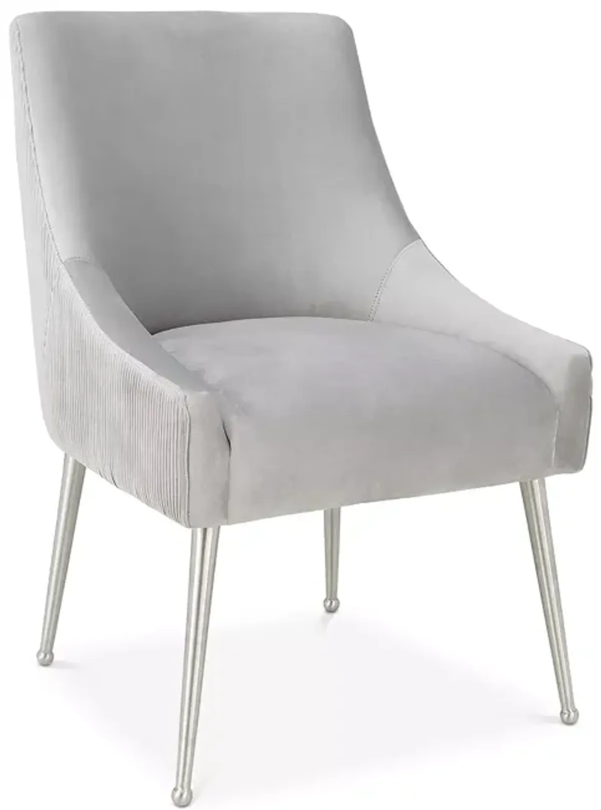 TOV Furniture Beatrix Pleated Velvet Side Chair