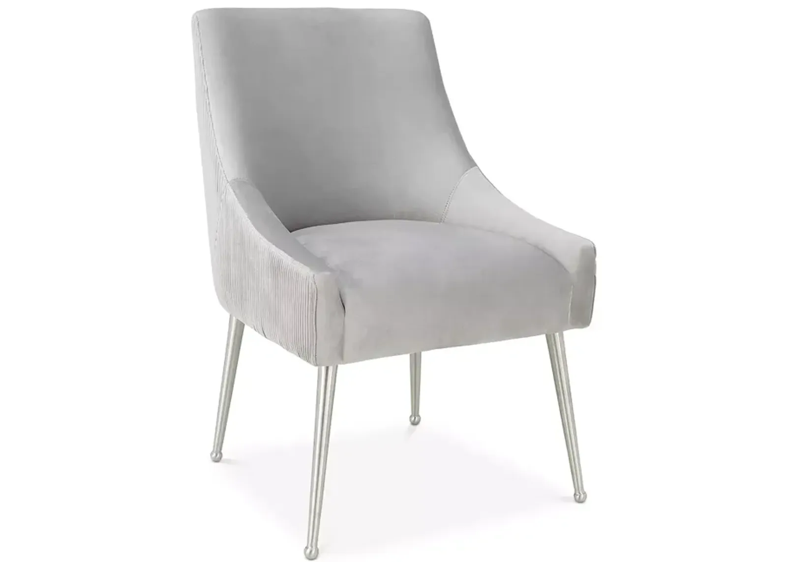 TOV Furniture Beatrix Pleated Velvet Side Chair