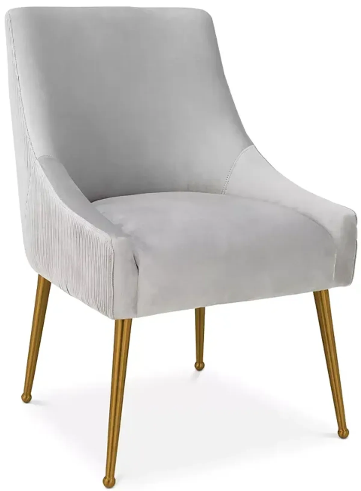 TOV Furniture Beatrix Pleated Velvet Side Chair