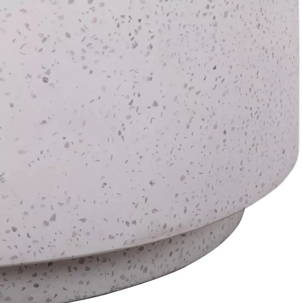 TOV Furniture Terrazzo Light Speckled Side Table