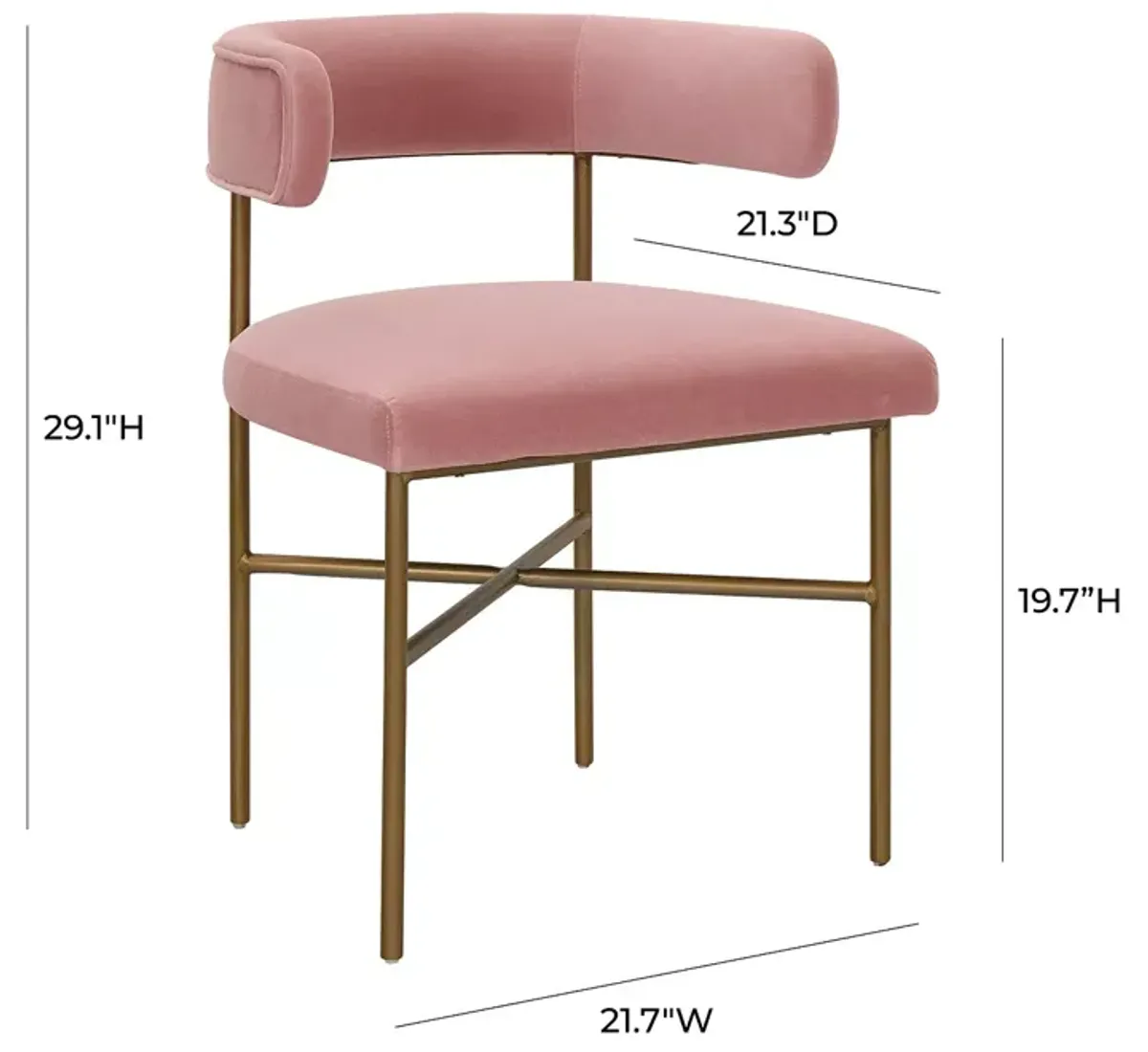 TOV Furniture Kim Performance Velvet Chair