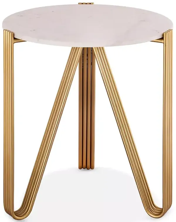 TOV Furniture Aya Marble Side Table