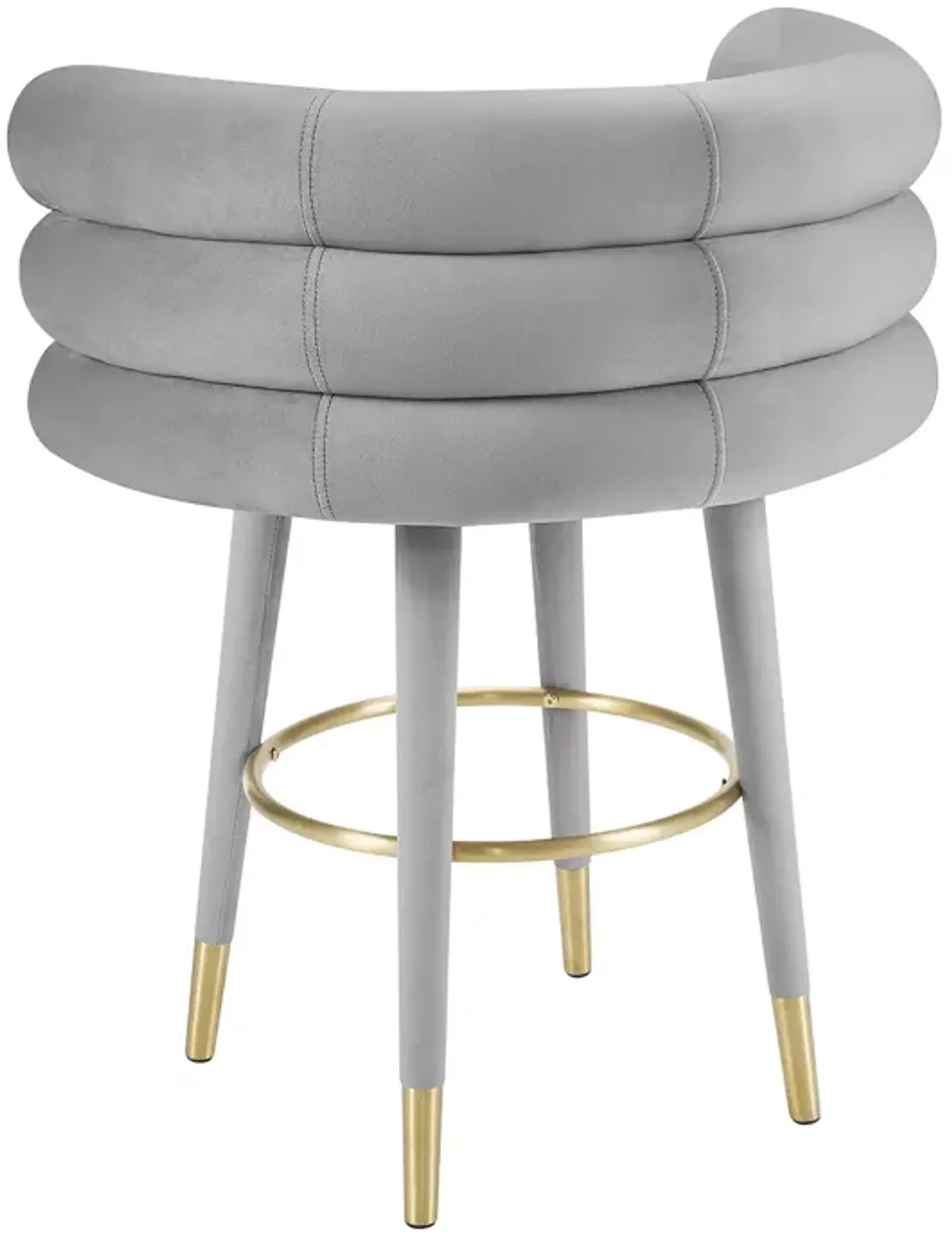 TOV Furniture Betty Velvet Counter Stool