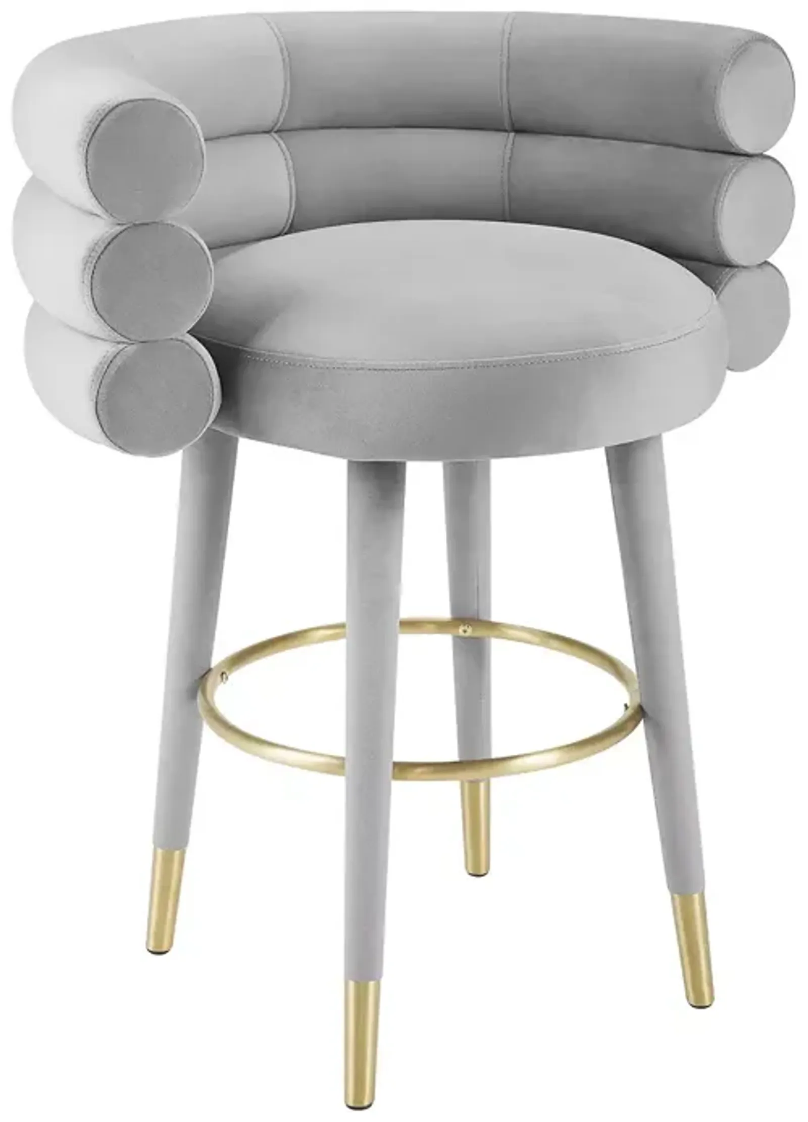 TOV Furniture Betty Velvet Counter Stool