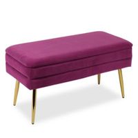 TOV Furniture Ziva Velvet Storage Bench