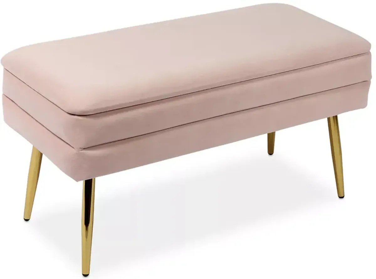 TOV Furniture Ziva Velvet Storage Bench