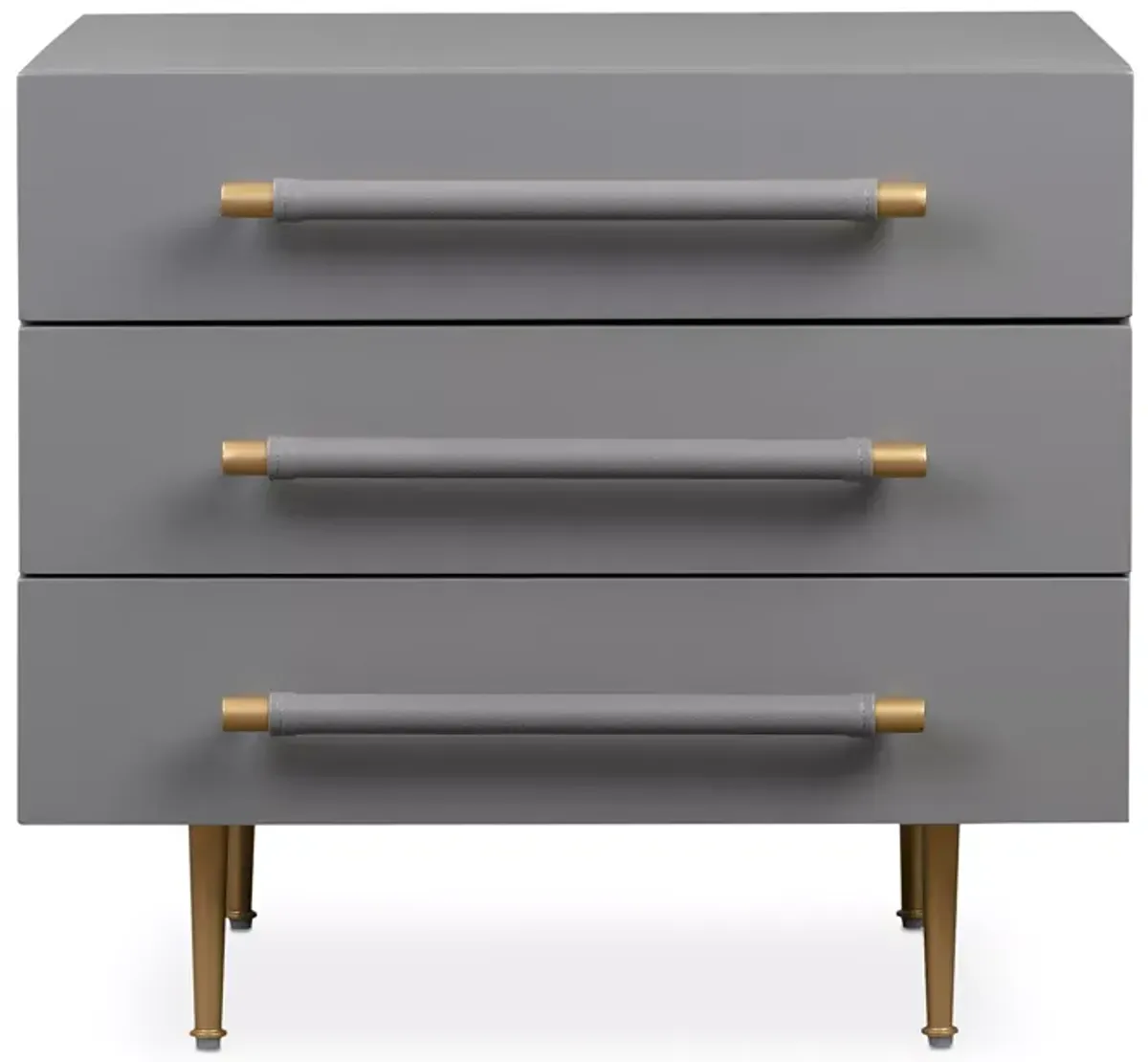 TOV Furniture Trident Gray Nightstand