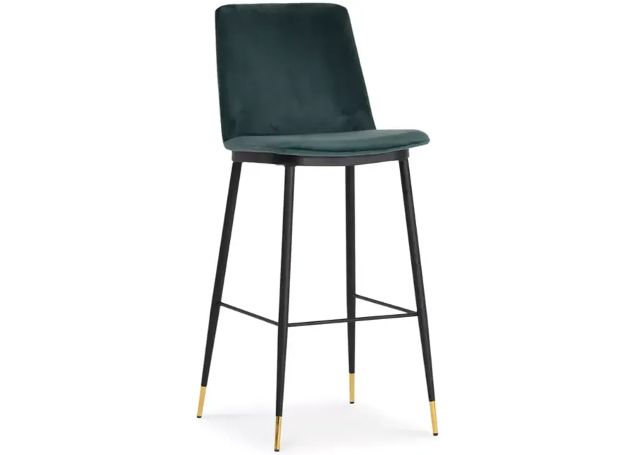 TOV Furniture Evora Velvet Counter Stool, Set of 2