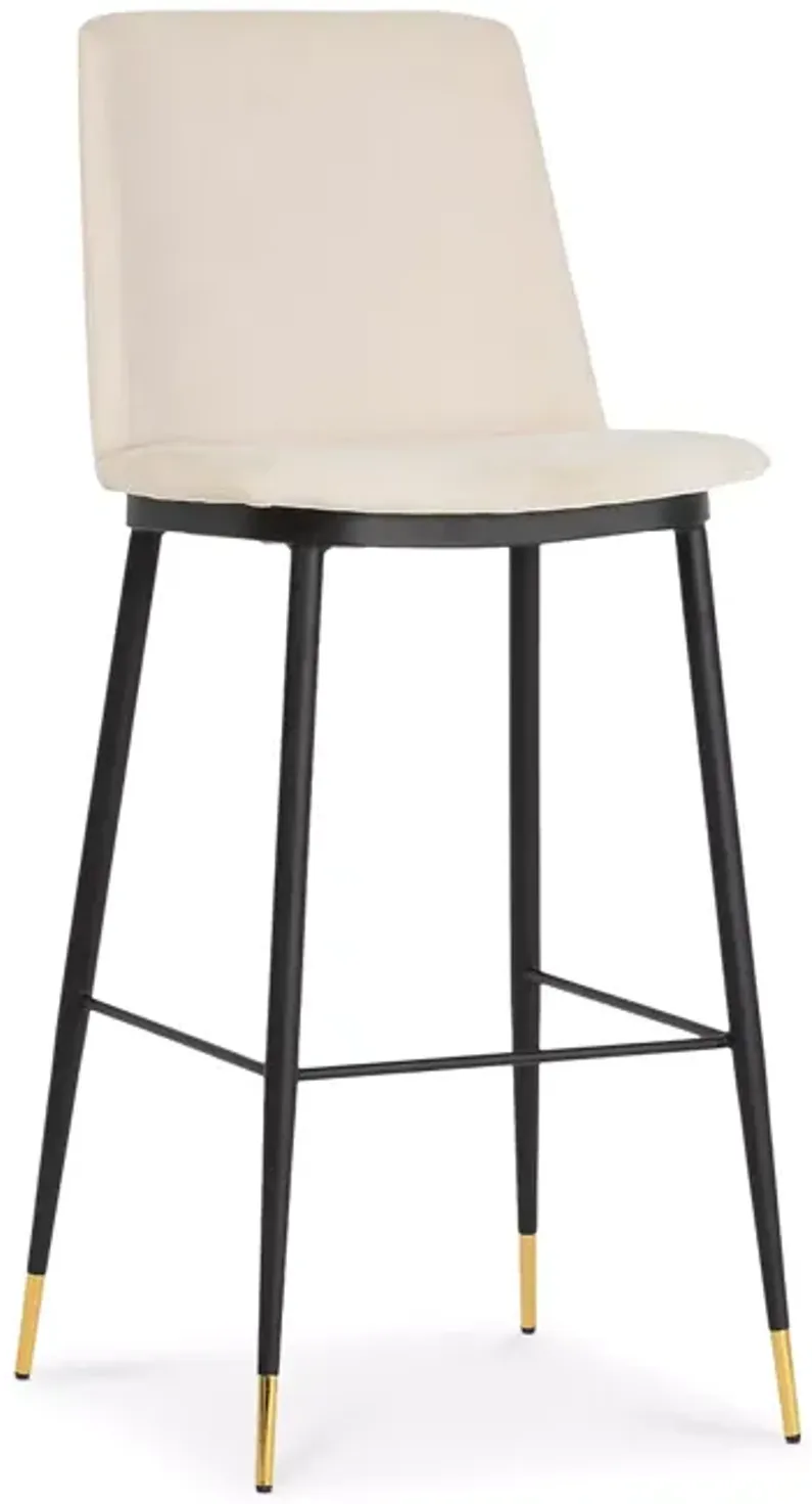 TOV Furniture Evora Velvet Counter Stool, Set of 2