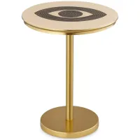 TOV Furniture Eye Hand Painted Side Table