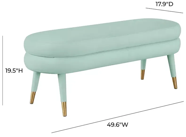 TOV Furniture Betty Velvet Bench