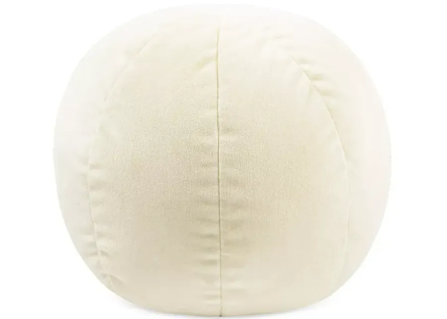 TOV Furniture Boba Cream Velvet Decorative Pillow, 14"