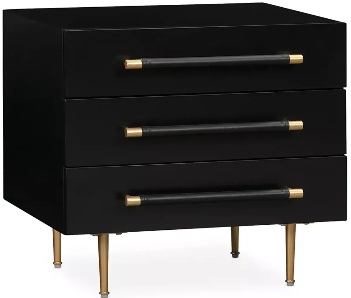 TOV Furniture Trident Black Nightstand