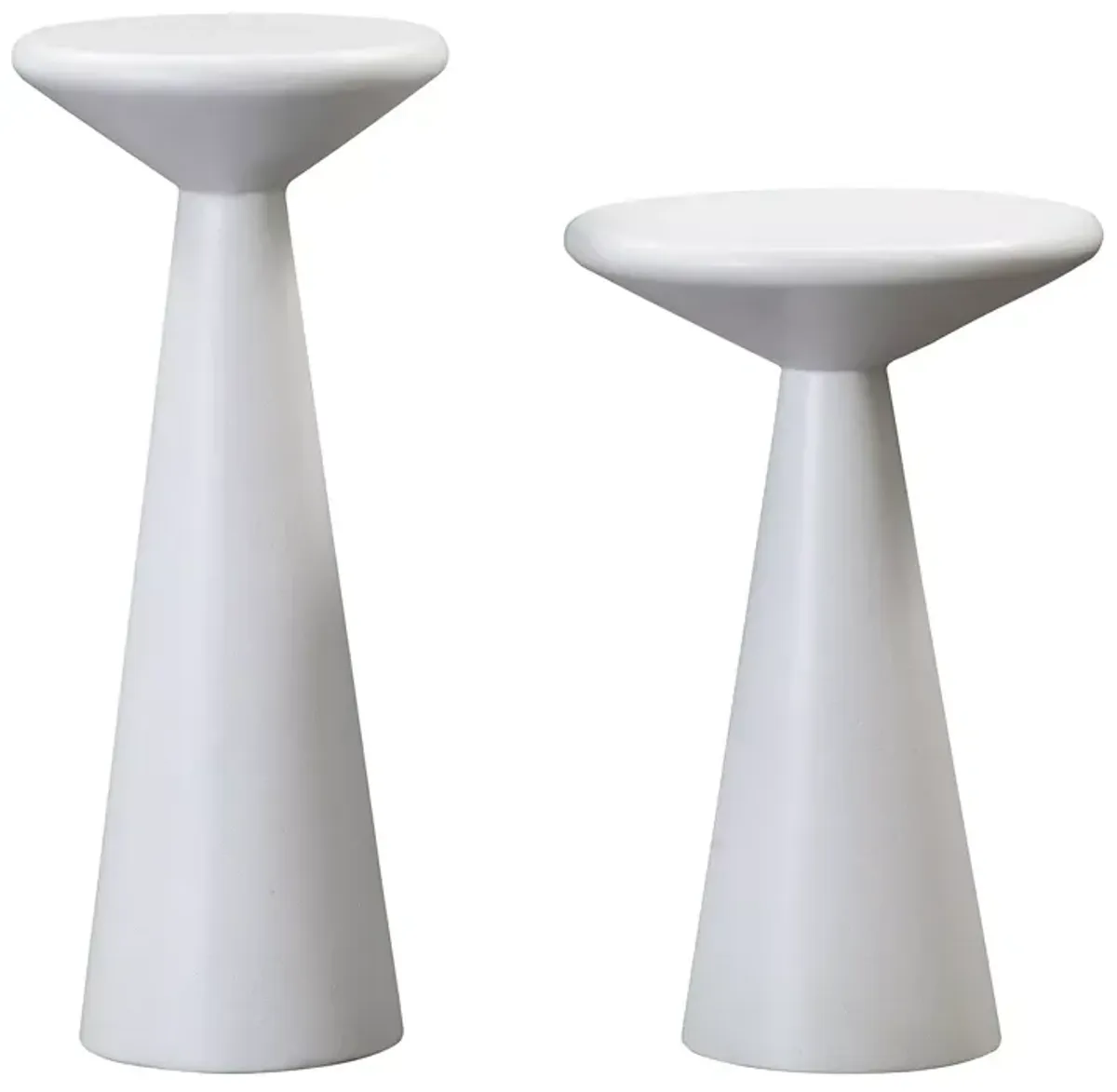 TOV Furniture Gianna Concrete Accent Tables, Set of 2