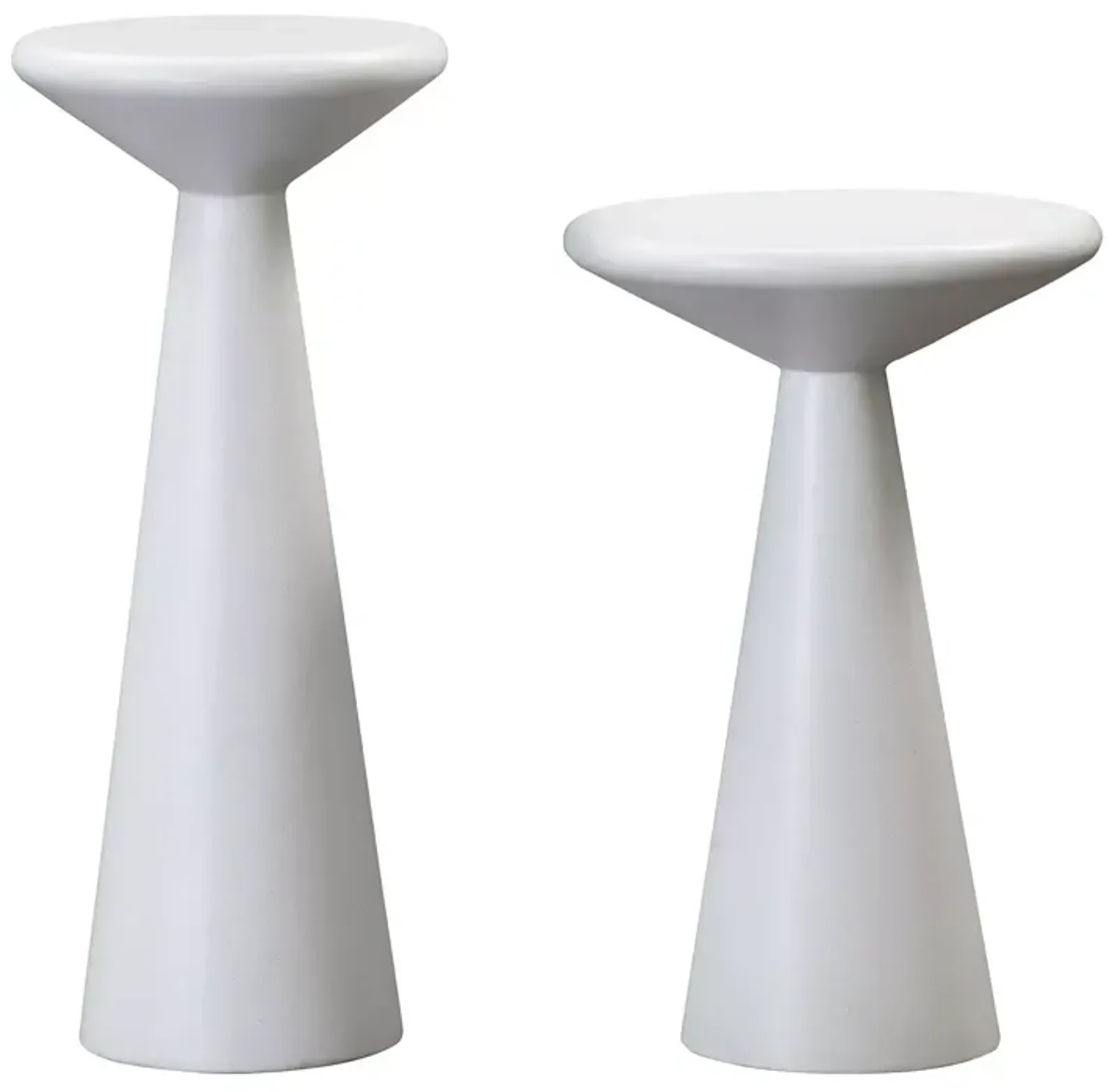 TOV Furniture Gianna Concrete Accent Tables, Set of 2