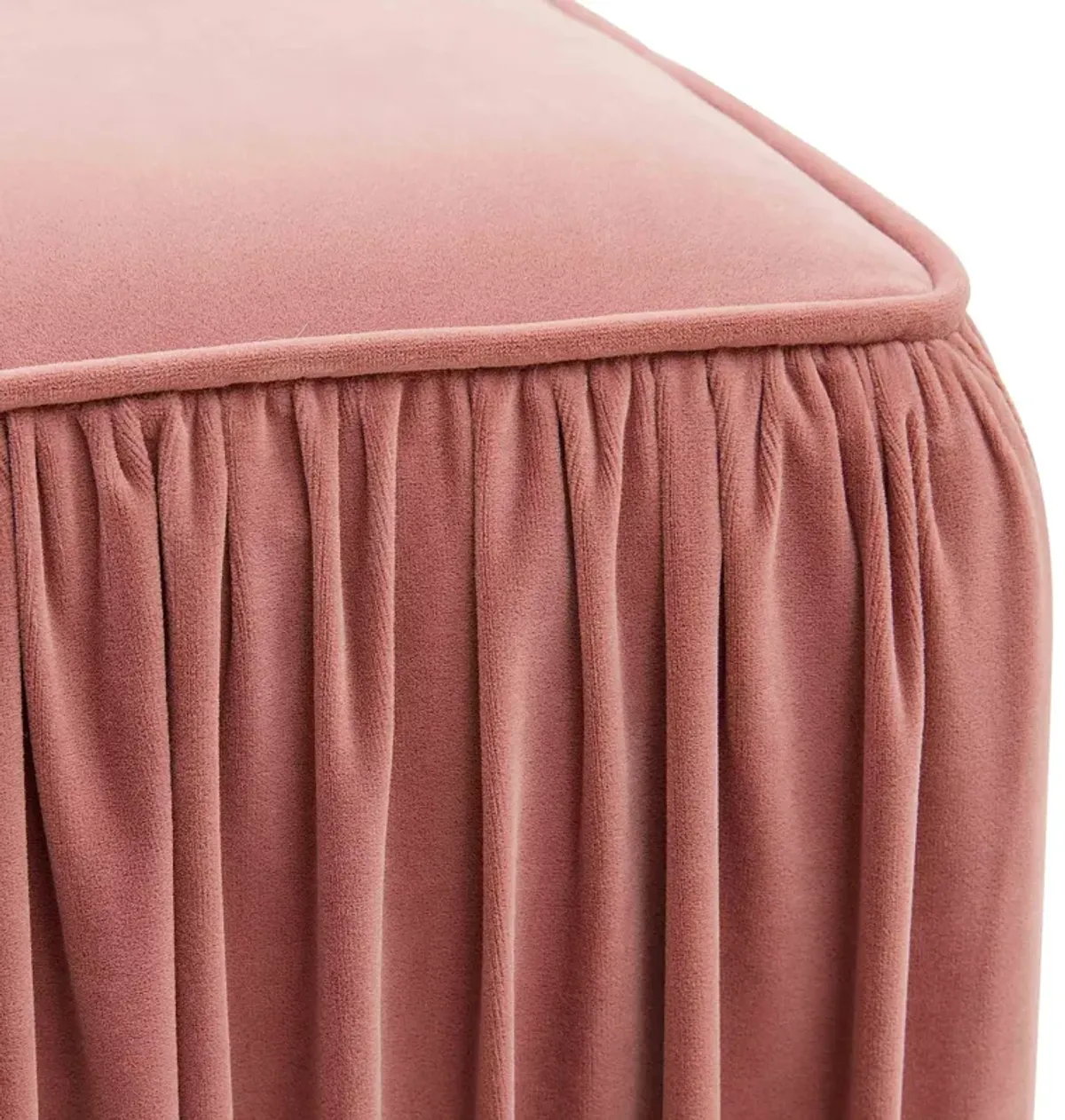 TOV Furniture Morgan Pleated Ottoman