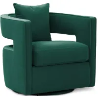 TOV Furniture Kennedy Velvet Swivel Chair