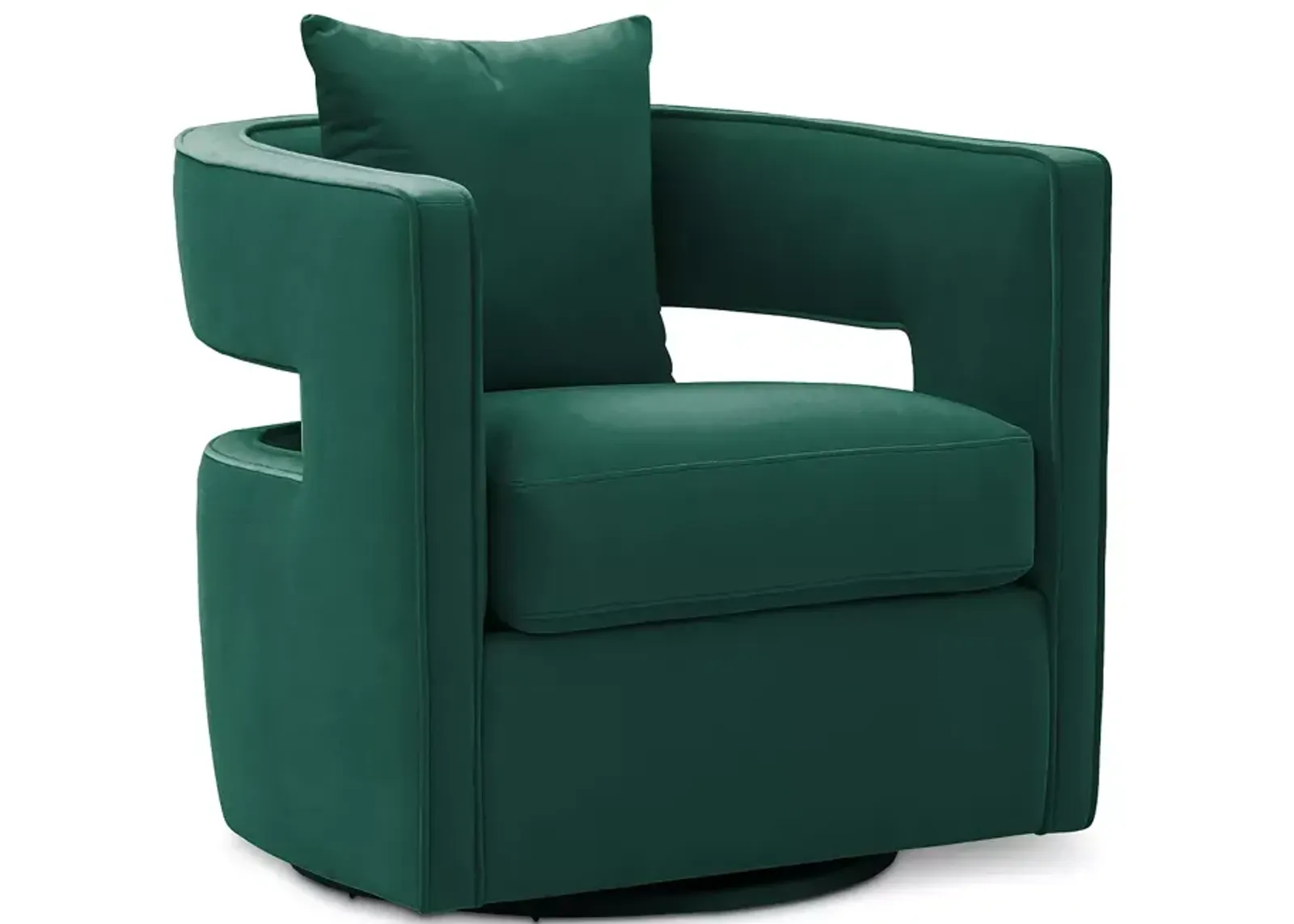 TOV Furniture Kennedy Velvet Swivel Chair