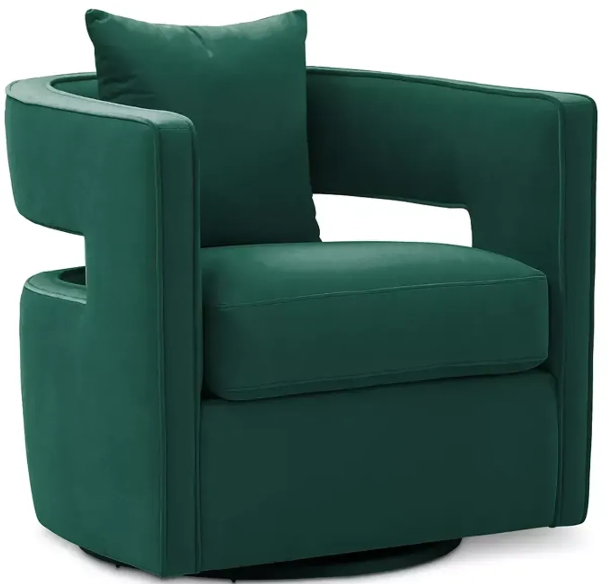 TOV Furniture Kennedy Velvet Swivel Chair