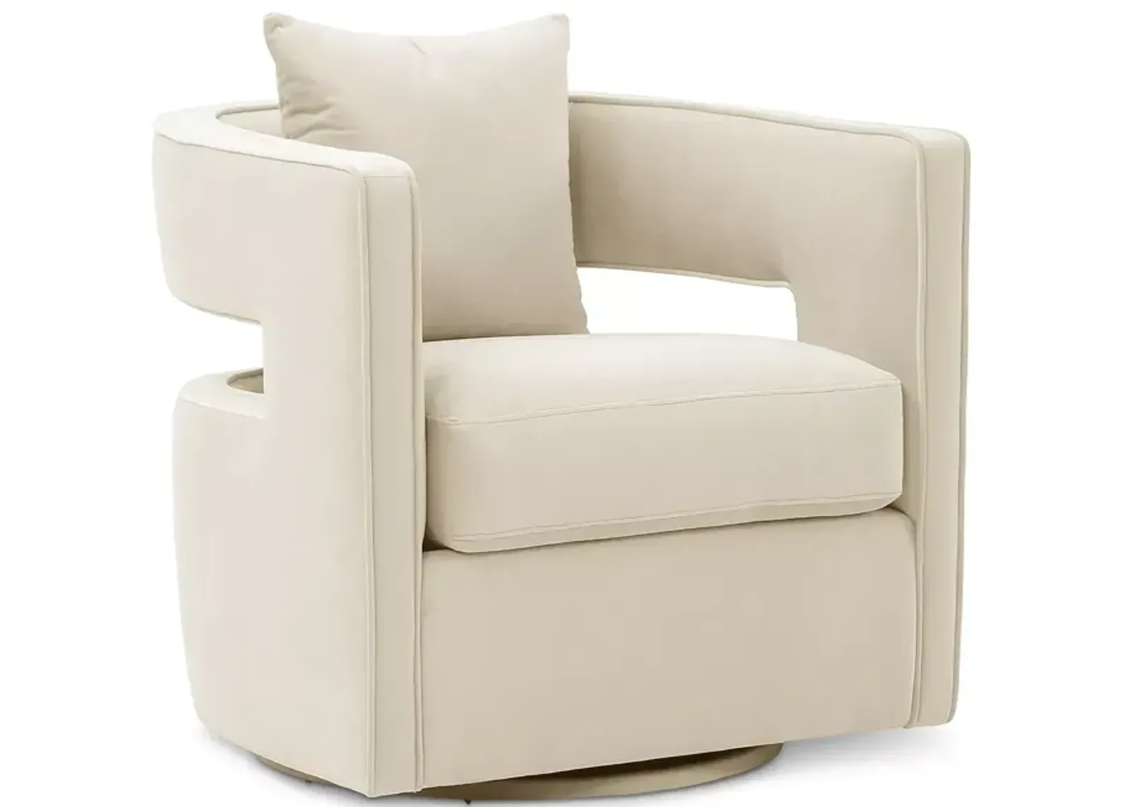 TOV Furniture Kennedy Velvet Swivel Chair