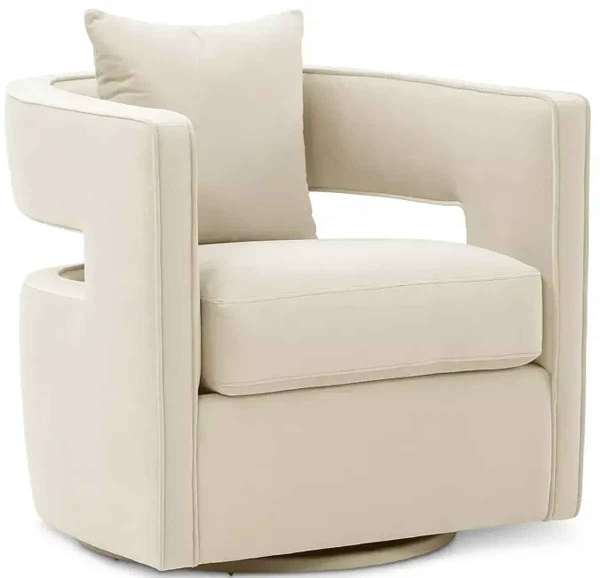 TOV Furniture Kennedy Velvet Swivel Chair