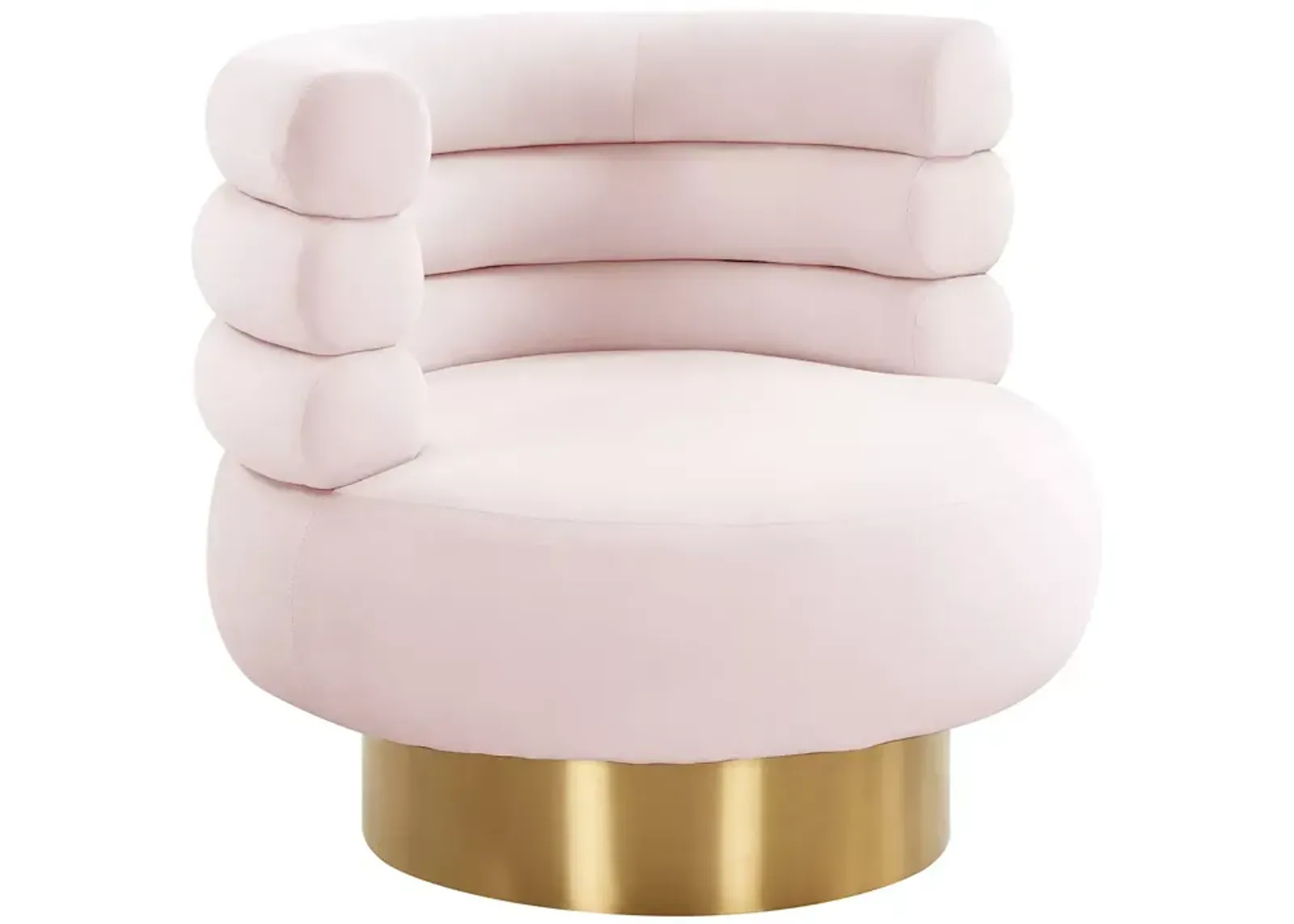 TOV Furniture Naomi Velvet Swivel Chair