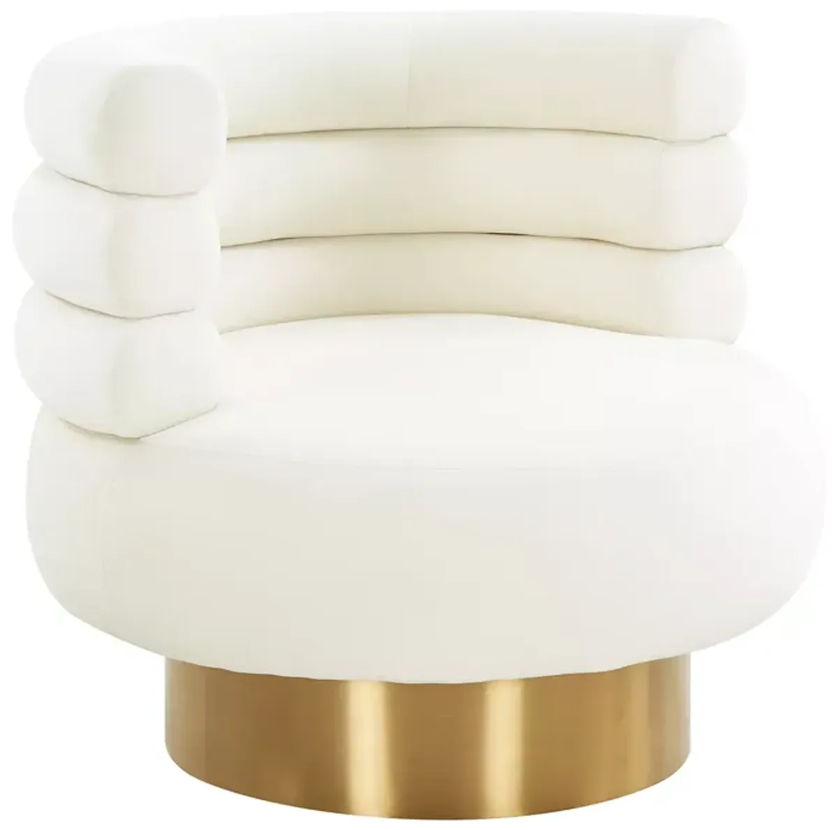 TOV Furniture Naomi Velvet Swivel Chair