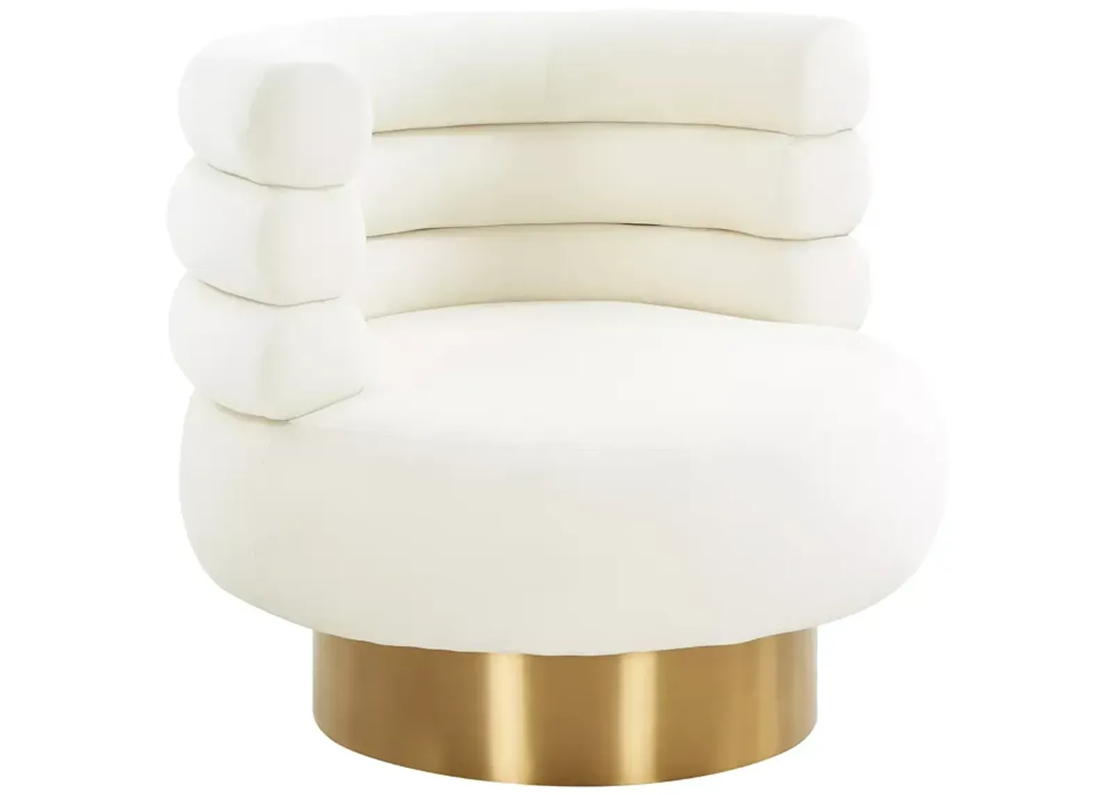 TOV Furniture Naomi Velvet Swivel Chair