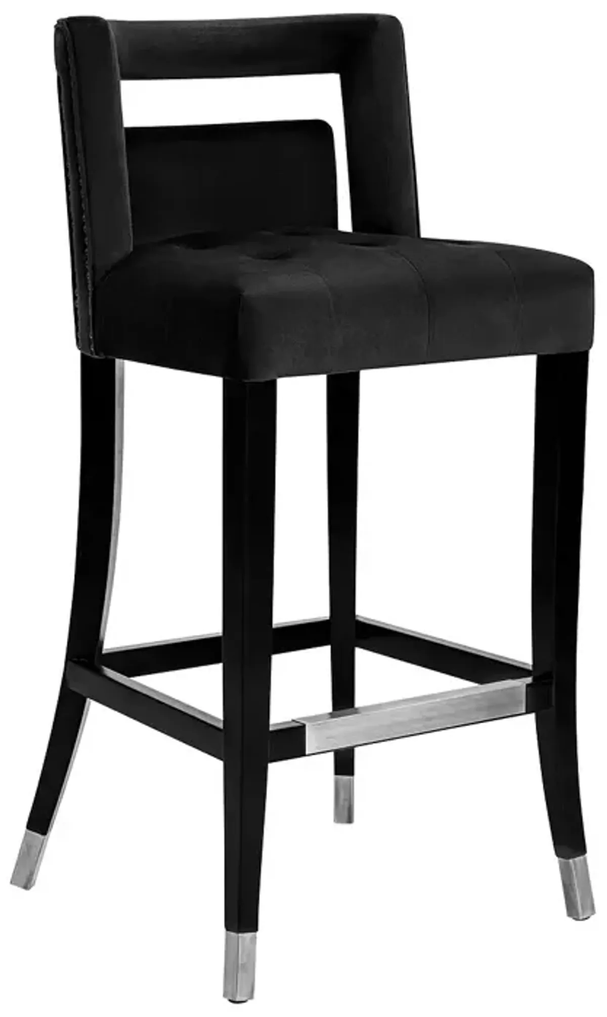 TOV Furniture Hart Velvet Bar Stool