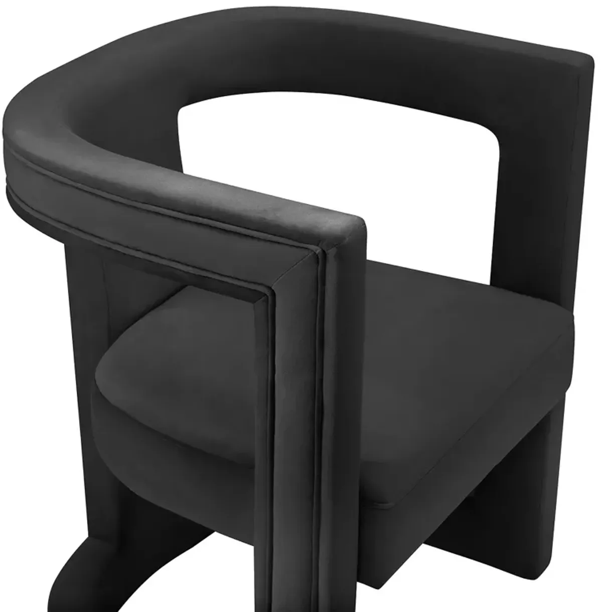 TOV Furniture Ada Black Velvet Chair