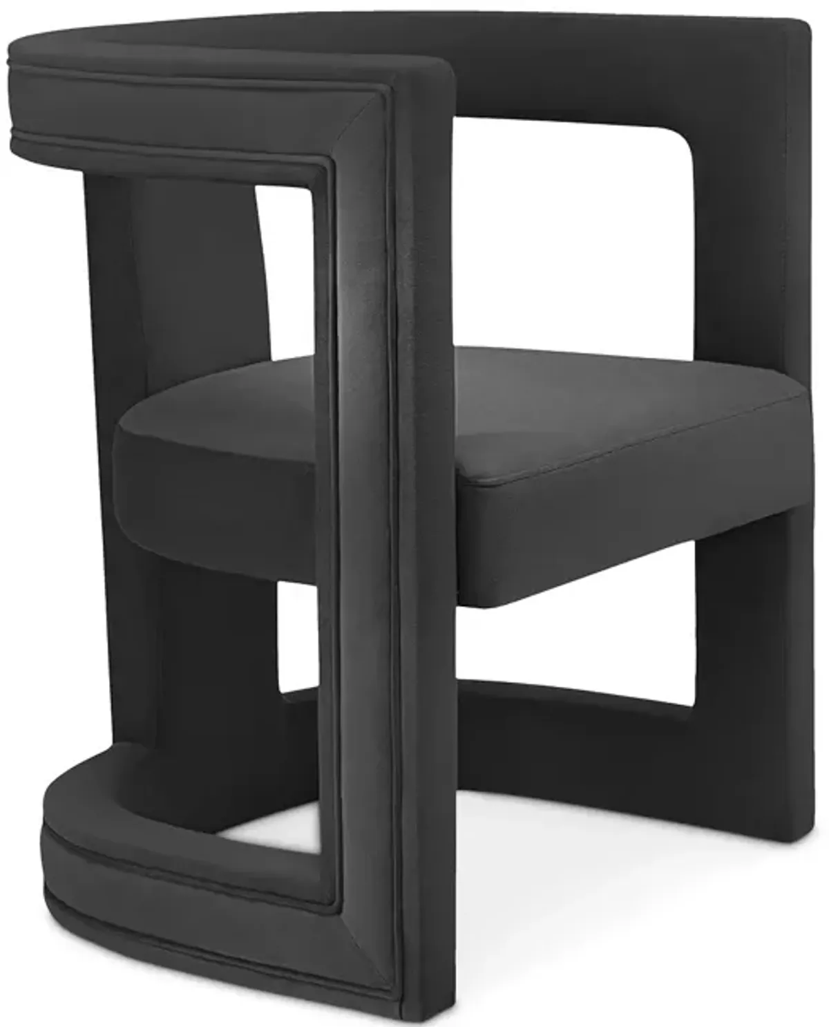 TOV Furniture Ada Black Velvet Chair