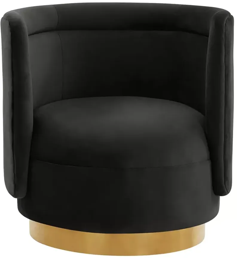TOV Furniture Remy Velvet Swivel Chair