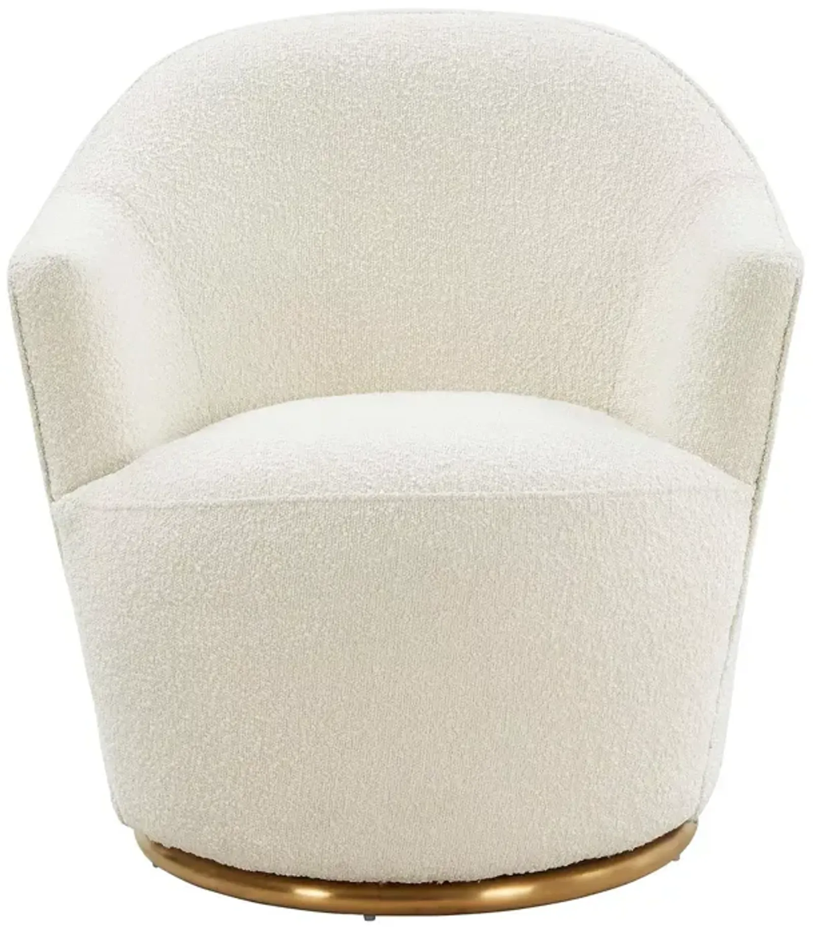 TOV Furniture Skyla Boucle Swivel Chair