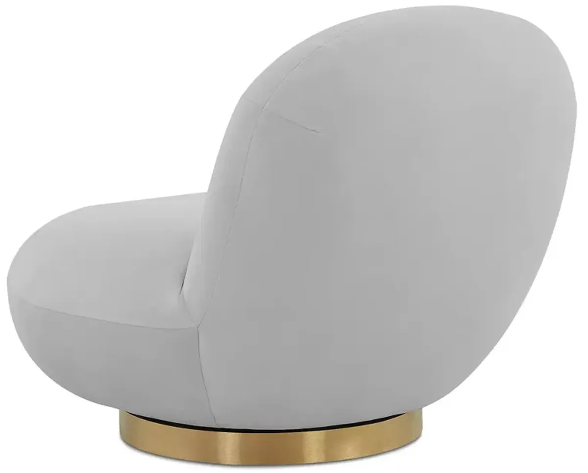 TOV Furniture Emily Velvet Swivel Chair