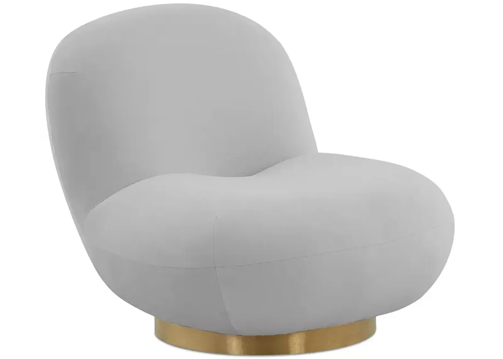 TOV Furniture Emily Velvet Swivel Chair