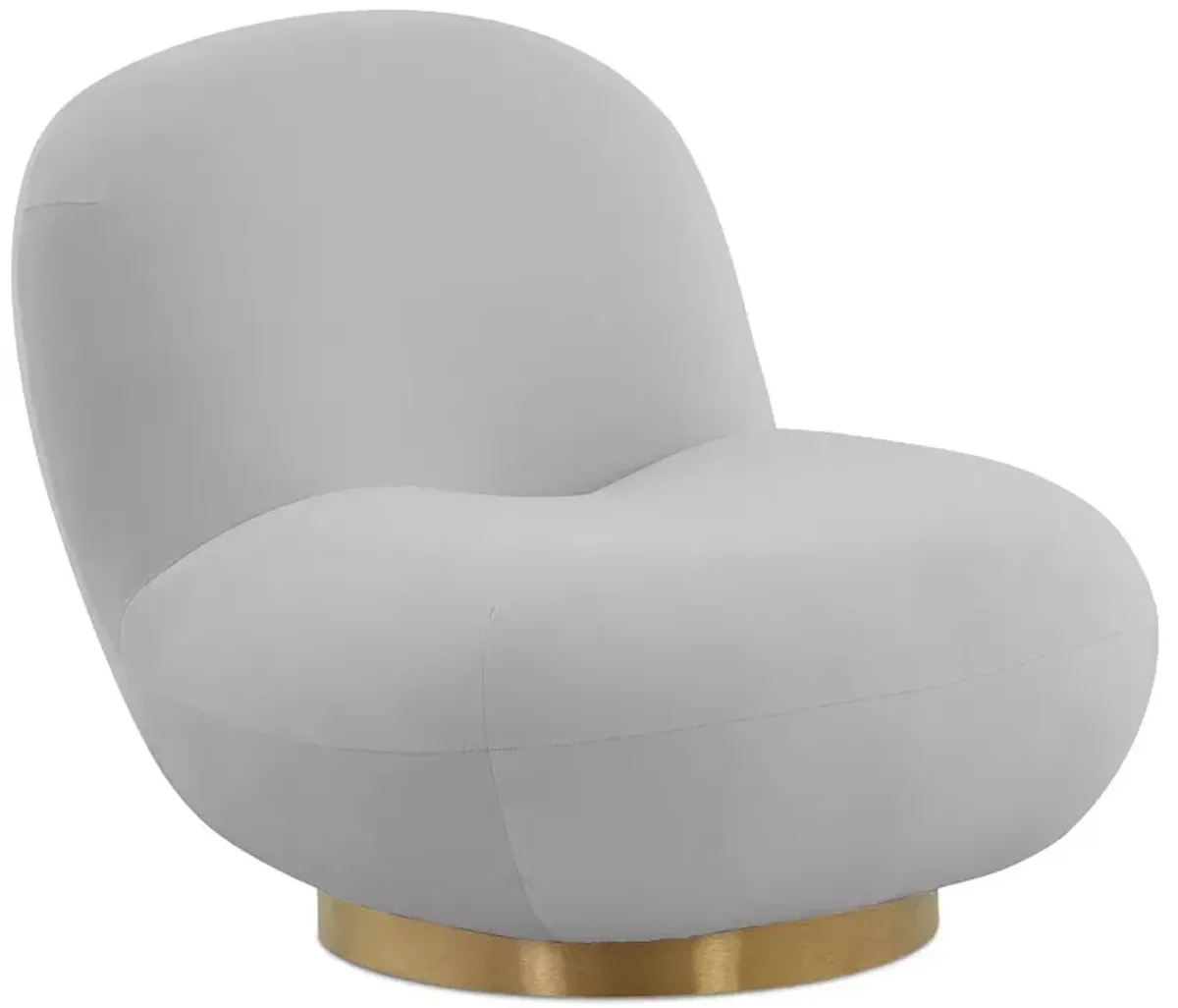 TOV Furniture Emily Velvet Swivel Chair