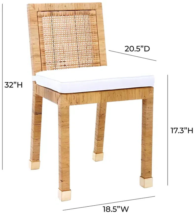 TOV Furniture Amara Rattan Dining Chair