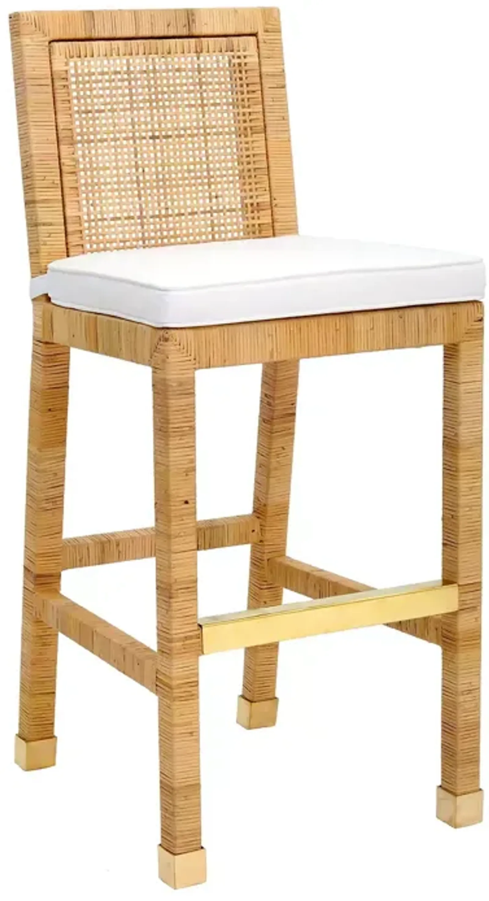 TOV Furniture Amara Rattan Bar Stool