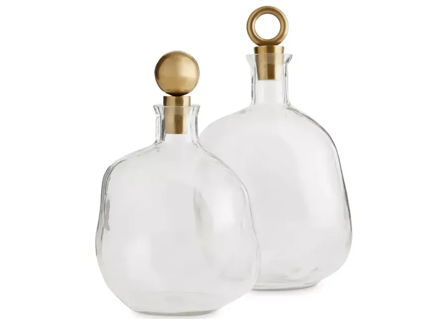 Arteriors Frances Decanters, Set of 2